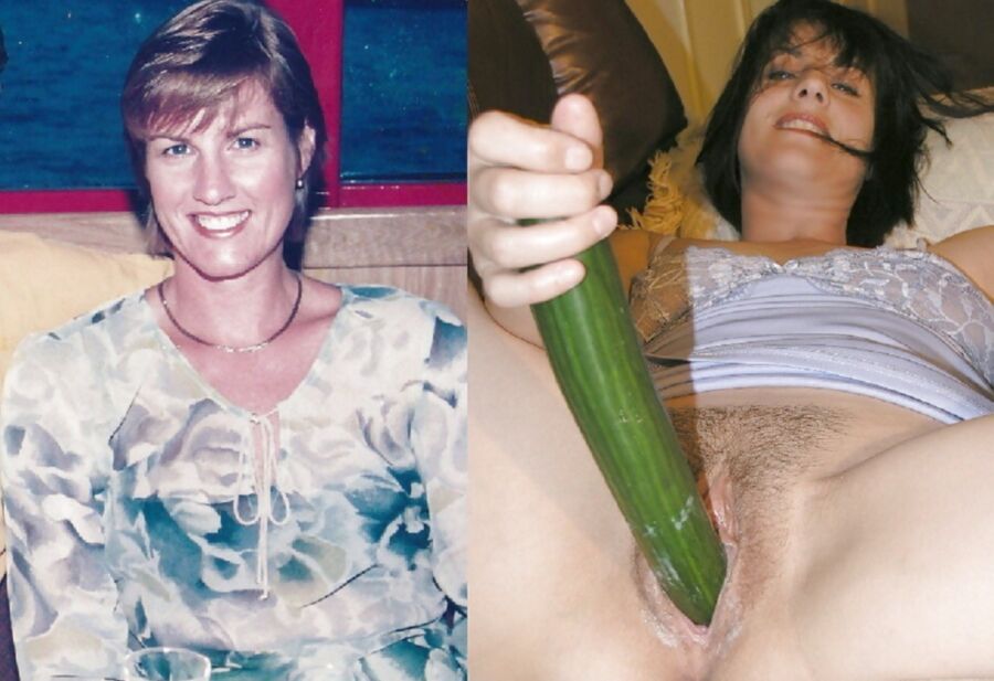 Free porn pics of Regular Moms Wives and Grannies Masturbating With Cucumbers 13 of 22 pics