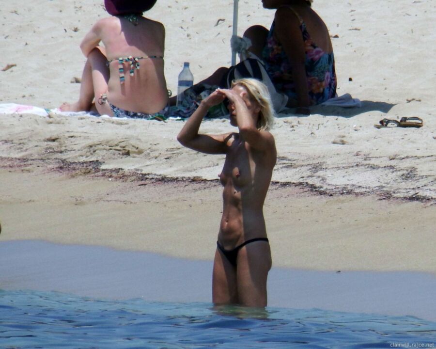 Free porn pics of Blonde MILF at the beach 21 of 50 pics