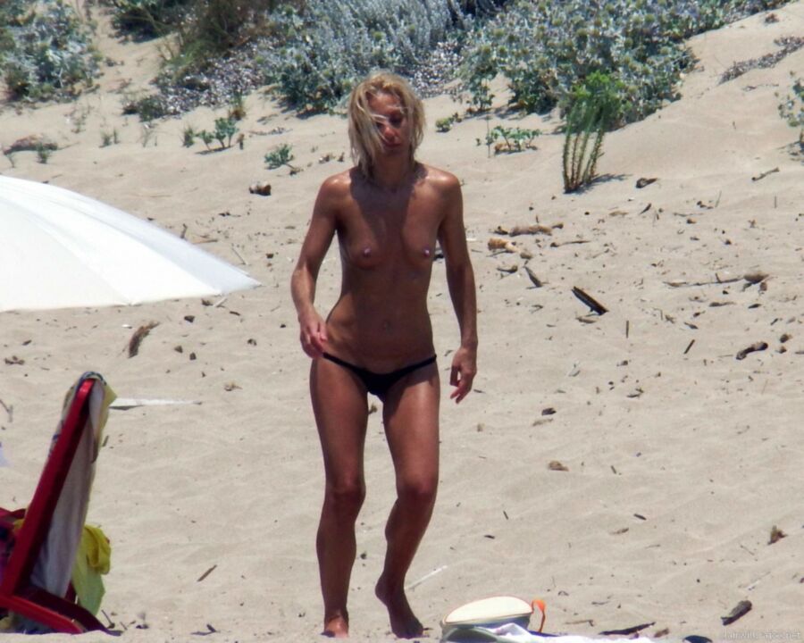 Free porn pics of Blonde MILF at the beach 23 of 50 pics