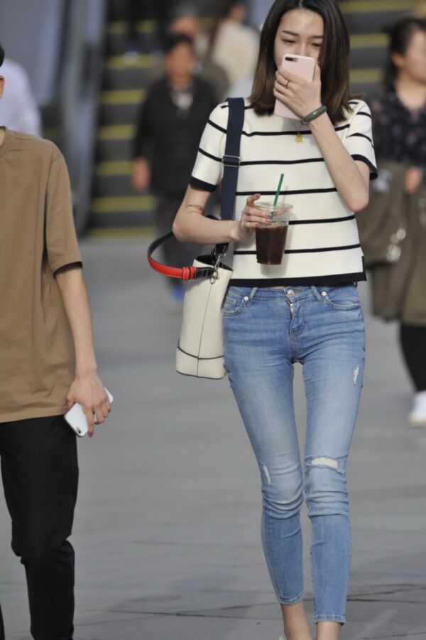 Free porn pics of Street Voyeur: Chinese girls in Jeans 9 of 40 pics