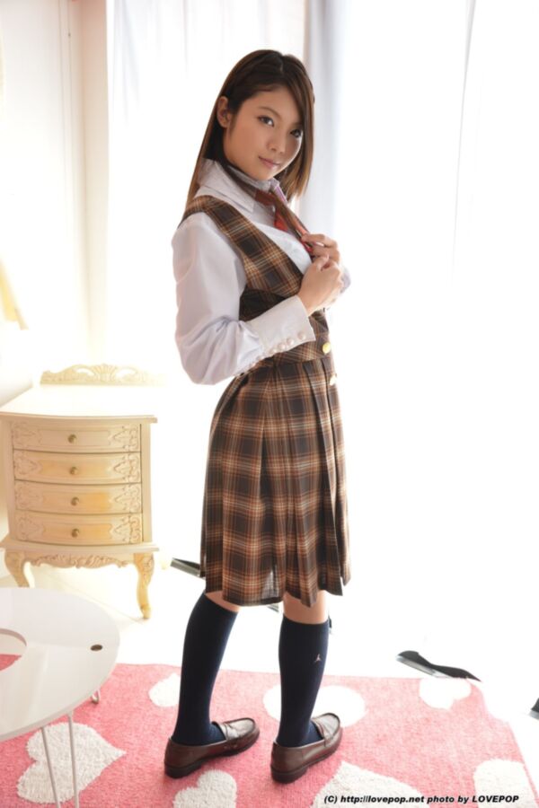 Free porn pics of tsukasa kanzaki schoolgirl white panties 13 of 101 pics