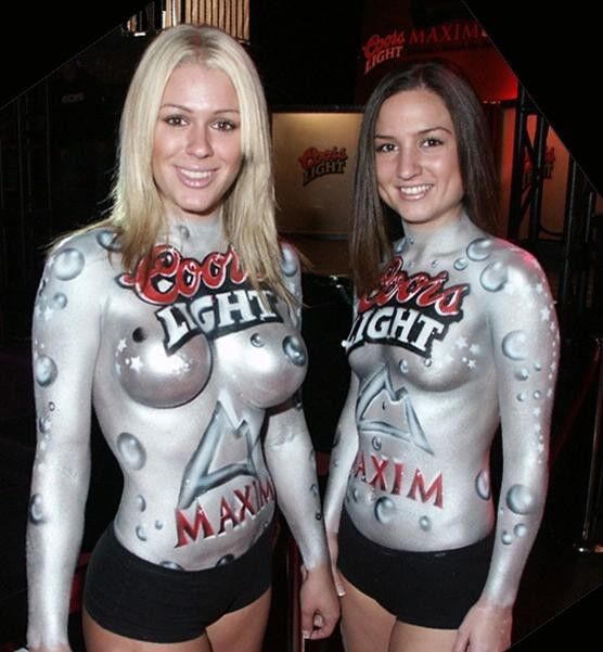 Free porn pics of Hot chicks advertising their favorite beer 1 of 13 pics