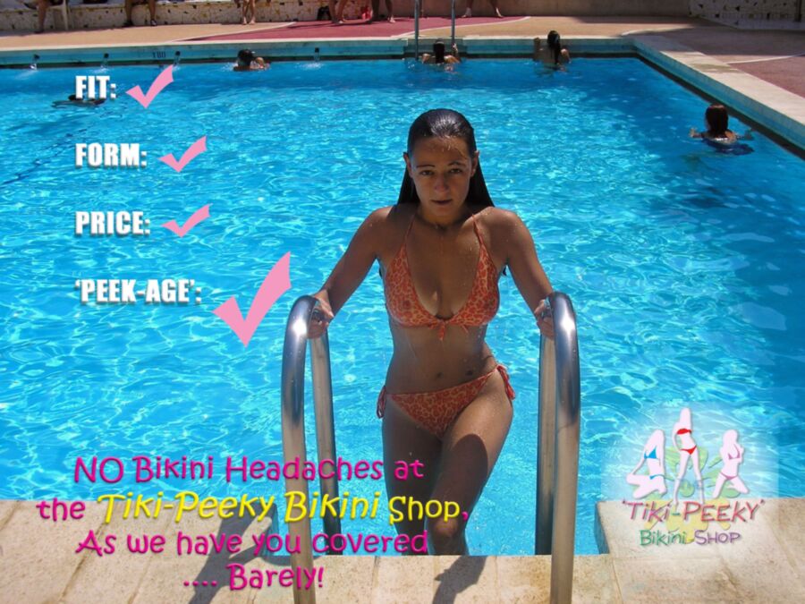 Free porn pics of Ad Campaign for the NEW ‘Tiki-Peeky’ Bikini Shop 3 of 12 pics