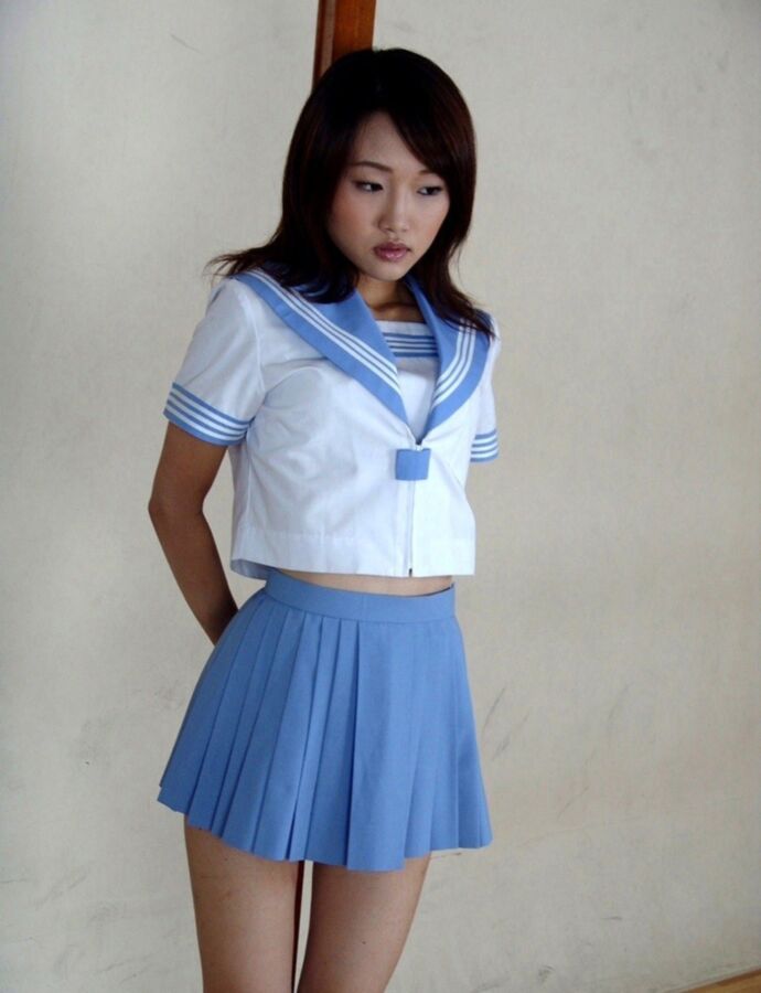 Free porn pics of Kasumi Poses In Little Sailor Suit For Old Guy 2 of 35 pics