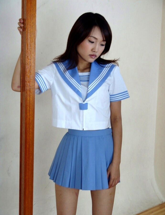 Free porn pics of Kasumi Poses In Little Sailor Suit For Old Guy 7 of 35 pics