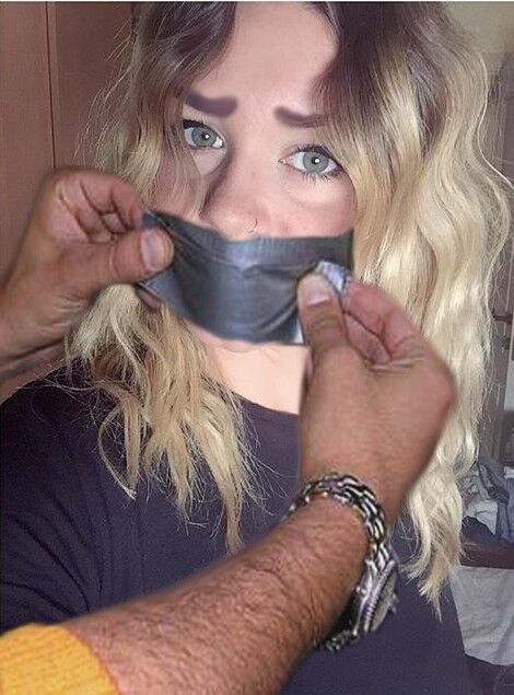 Free porn pics of Chiara bound and gagged fakes 23 of 56 pics