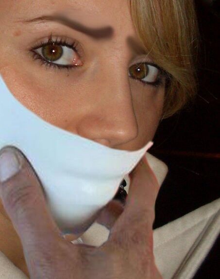 Free porn pics of Genesia bound and gagged fakes 5 of 9 pics