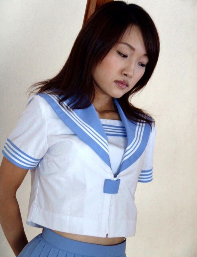 Free porn pics of Kasumi Poses In Little Sailor Suit For Old Guy 8 of 35 pics
