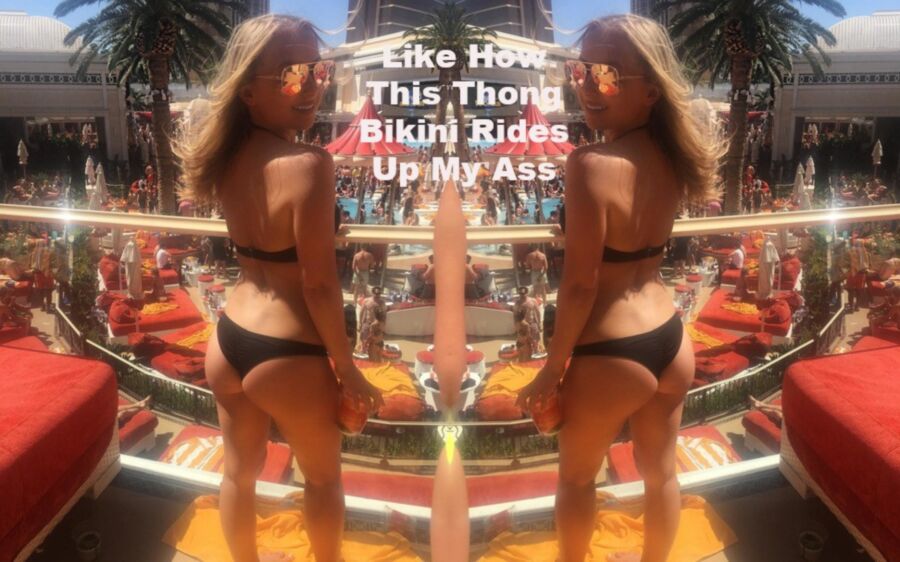 Free porn pics of Jen Hunter Thongs Her Ass Tight Bikinis 1 of 15 pics