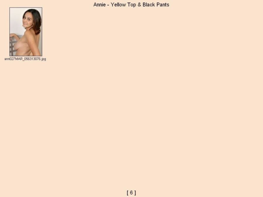 Free porn pics of Annie - Yellow Top 6 of 83 pics