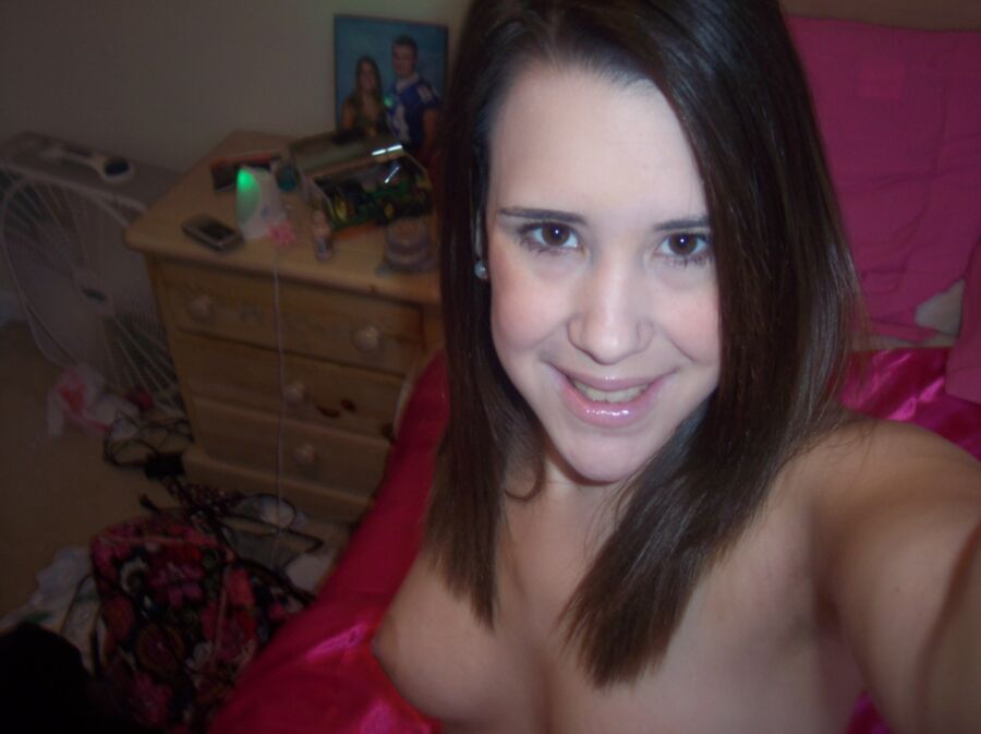 Free porn pics of Amateur Brunette Shaved Teen 12 of 82 pics