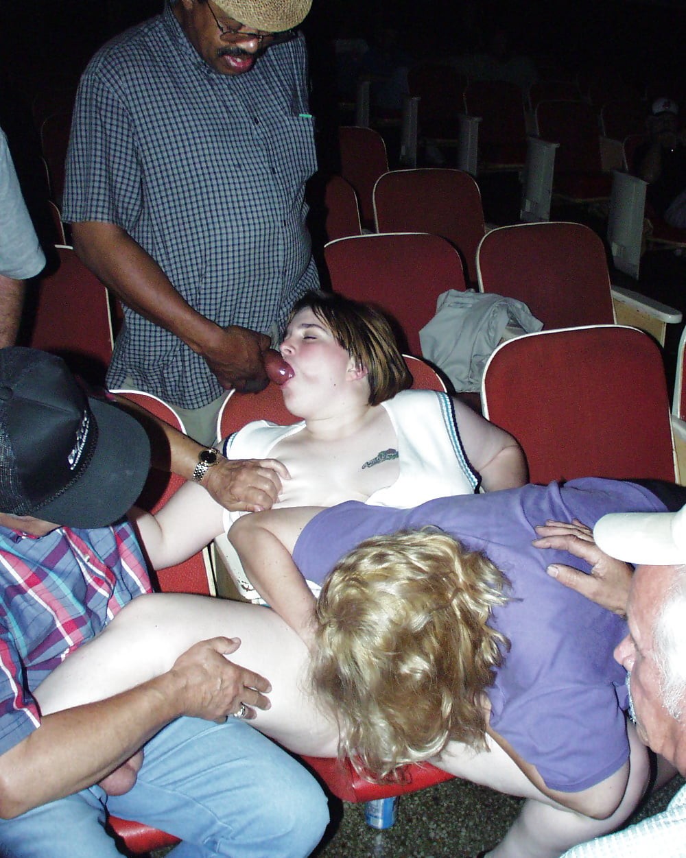 Free porn pics of Chubby Slut Kaylee at the Adult Theater 12 of 45 pics