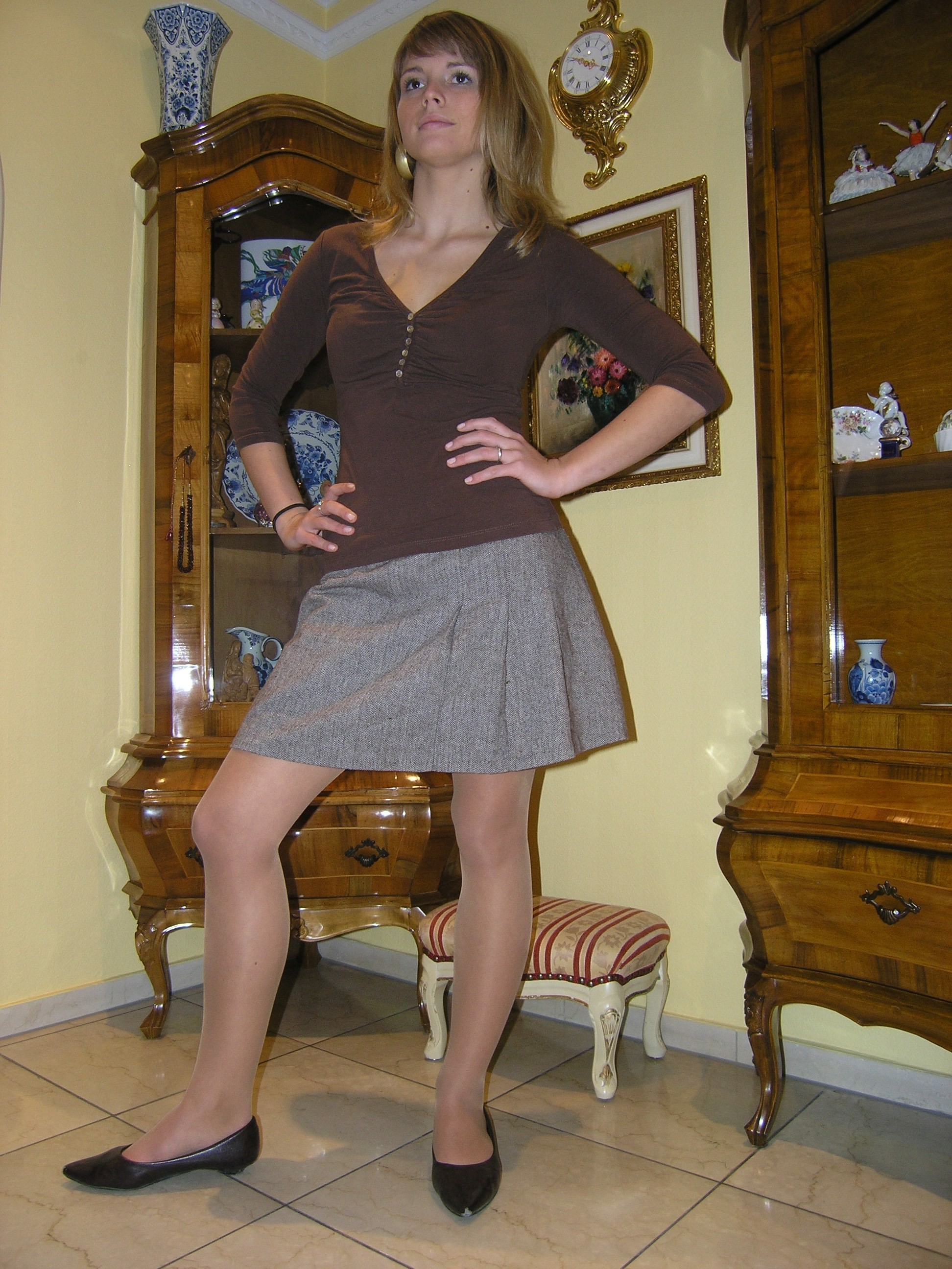 Free porn pics of Pantyhose Amateur Carolin 6 of 71 pics