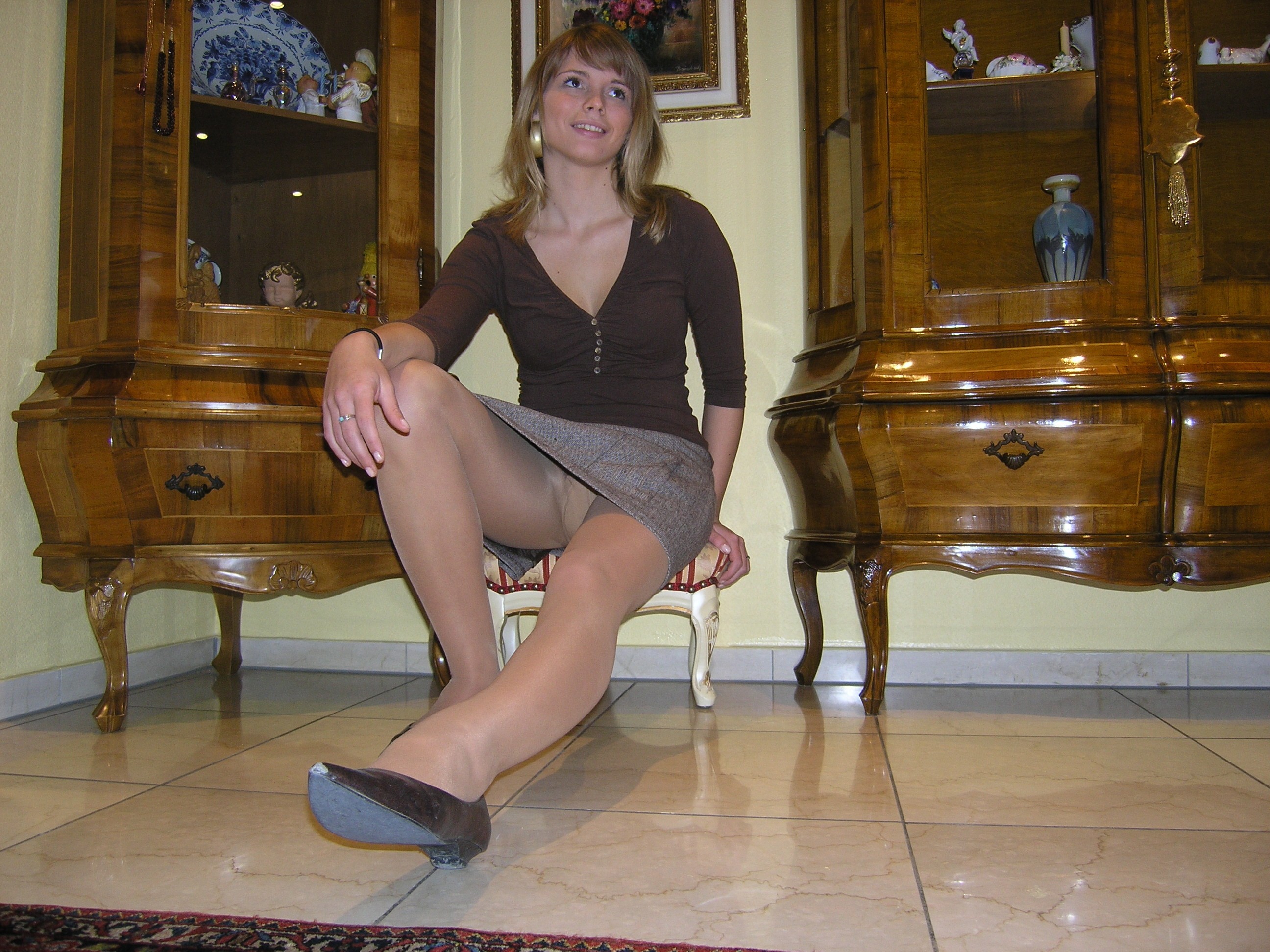 Free porn pics of Pantyhose Amateur Carolin 14 of 71 pics