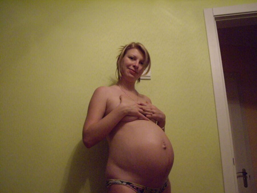 Free porn pics of Young Russian pregnant amateur blonde 18 of 123 pics