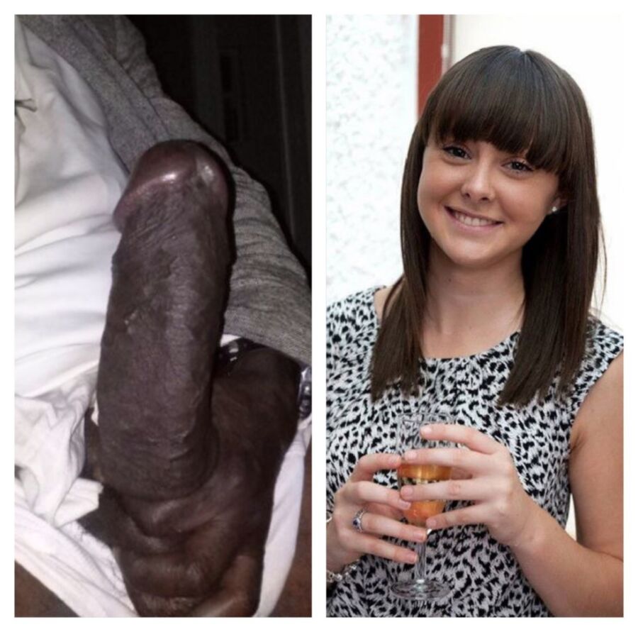 Free porn pics of White slut Beth for nasty interracial caps 1 of 4 pics