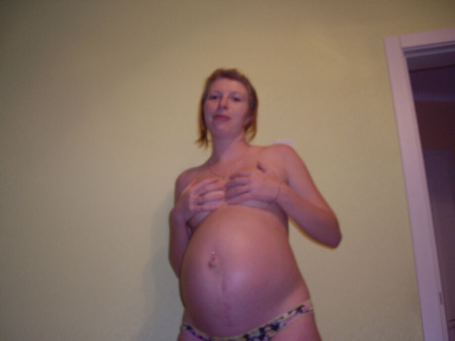Free porn pics of Young Russian pregnant amateur blonde 10 of 123 pics