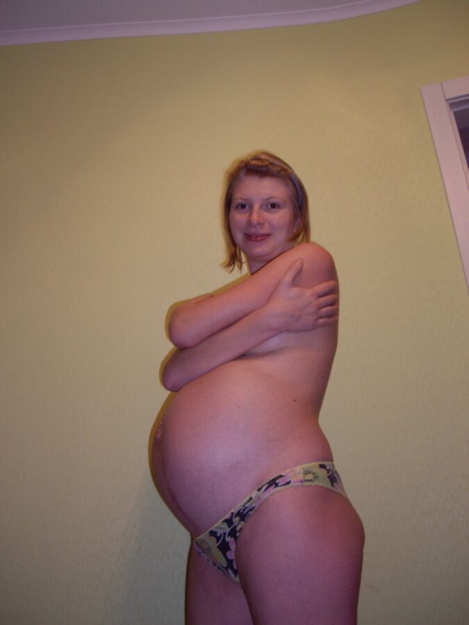 Free porn pics of Young Russian pregnant amateur blonde 9 of 123 pics