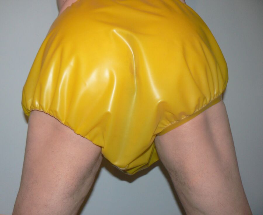 Free porn pics of Latex Diaper Pants without Diaper 2 of 14 pics