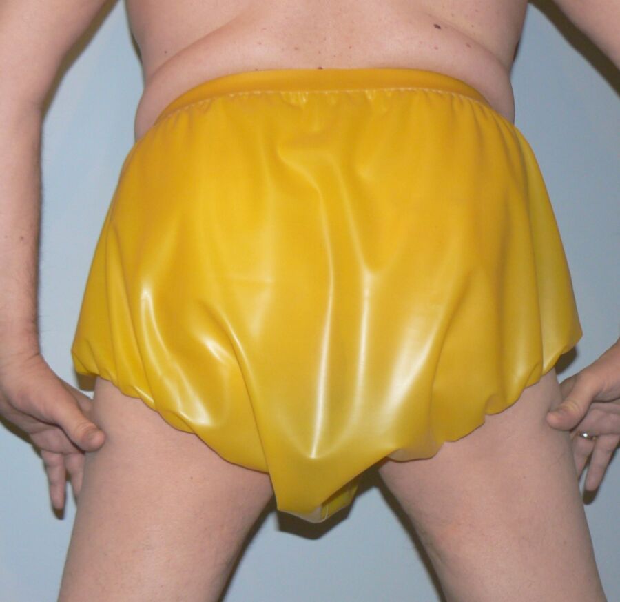 Free porn pics of Latex Diaper Pants without Diaper 6 of 14 pics