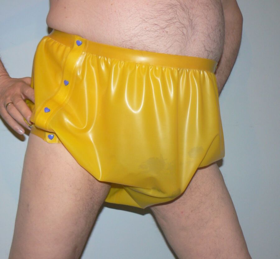 Free porn pics of Latex Diaper Pants without Diaper 5 of 14 pics