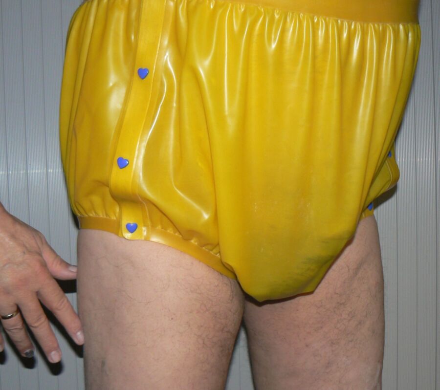 Free porn pics of Latex Diaper Pants without Diaper 8 of 14 pics