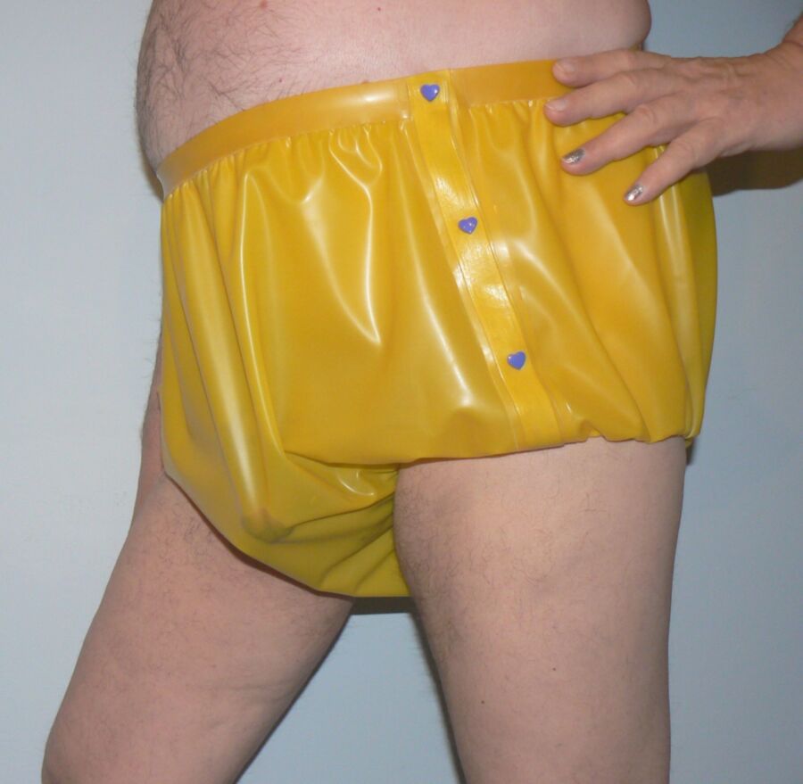 Free porn pics of Latex Diaper Pants without Diaper 4 of 14 pics