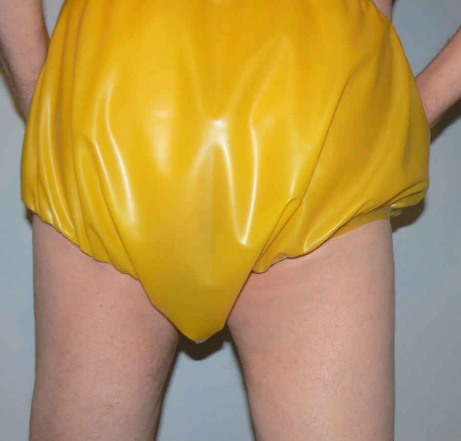 Free porn pics of Latex Diaper Pants without Diaper 3 of 14 pics