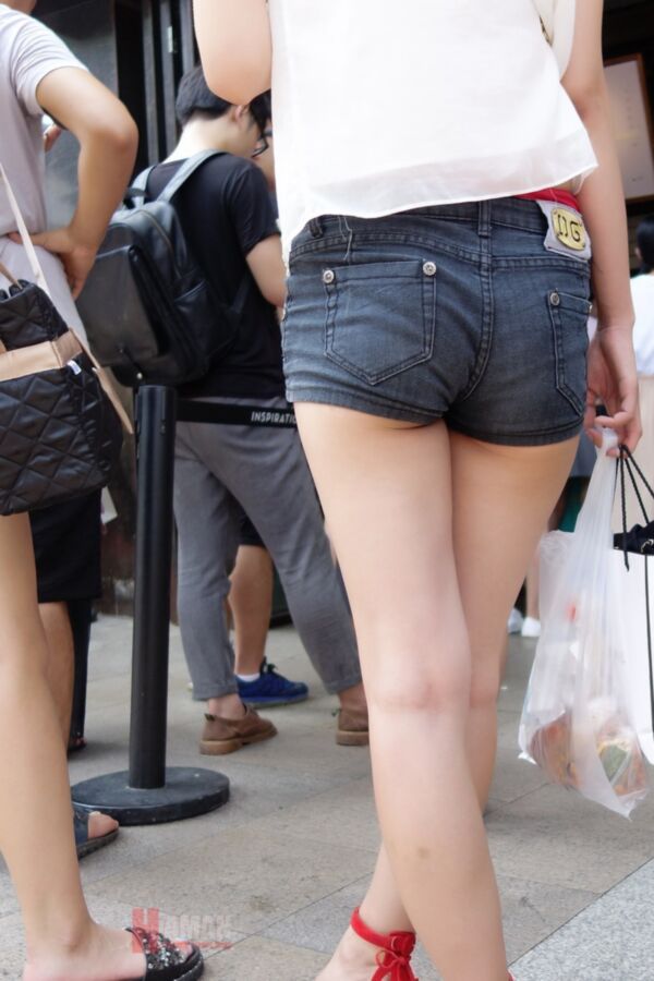 Free porn pics of Street Voyeur: More Chinese Ass in Shorts 22 of 40 pics