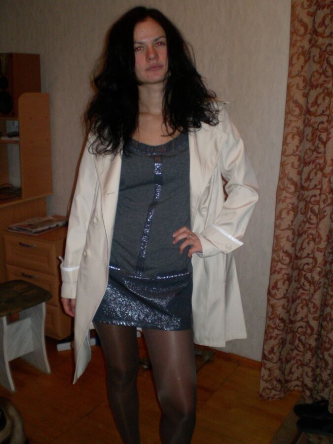 Free porn pics of Me in grey pantyhose 11 of 46 pics