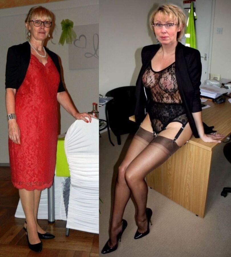 Free porn pics of German Teacher Slut Dressed / Undressed 7 of 16 pics