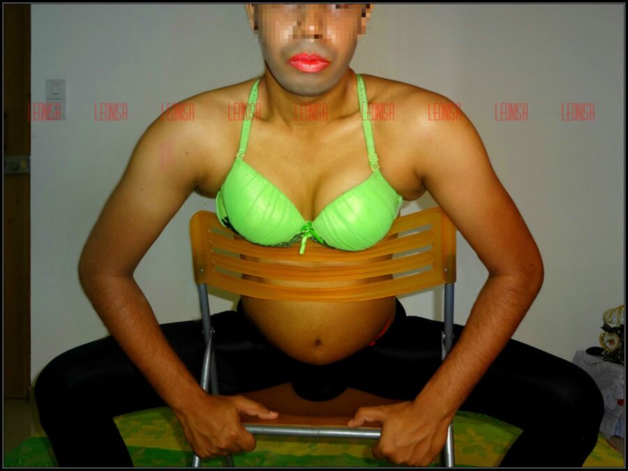 Free porn pics of Black Leggings Striptease 5 of 11 pics