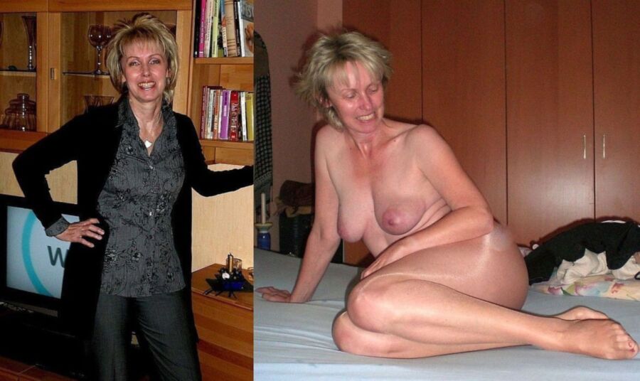 Free porn pics of German Teacher Slut Dressed / Undressed 10 of 16 pics