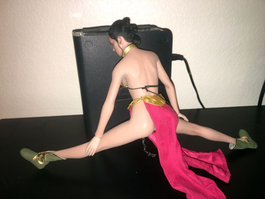 Free porn pics of Rey In slave leia costume 9 of 41 pics