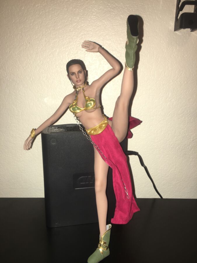 Free porn pics of Rey In slave leia costume 8 of 41 pics