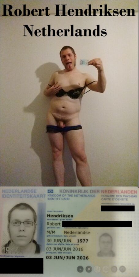 Free porn pics of Robert Hendriksen, Netherlands. Striptease with ID card in women 7 of 7 pics