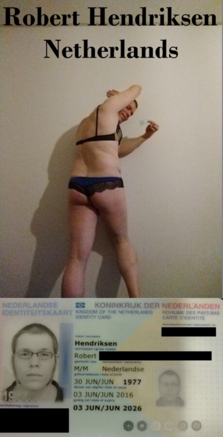 Free porn pics of Robert Hendriksen, Netherlands. Striptease with ID card in women 5 of 7 pics