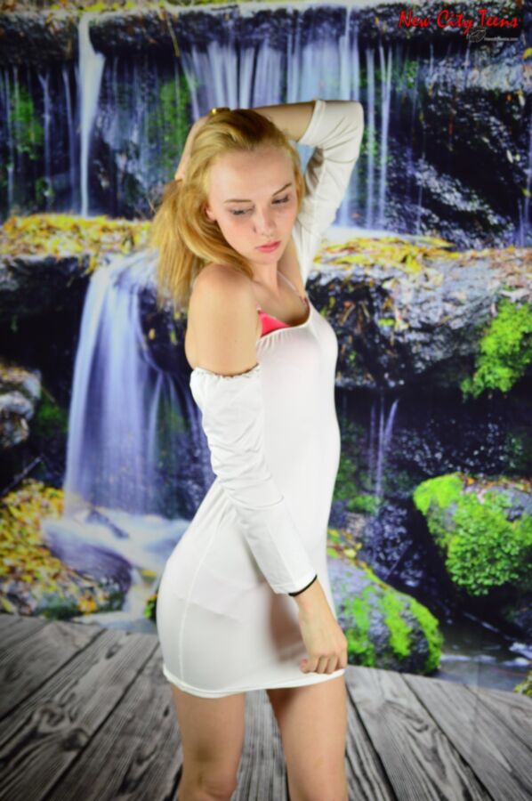 Free porn pics of skylar in tight white dress 8 of 118 pics