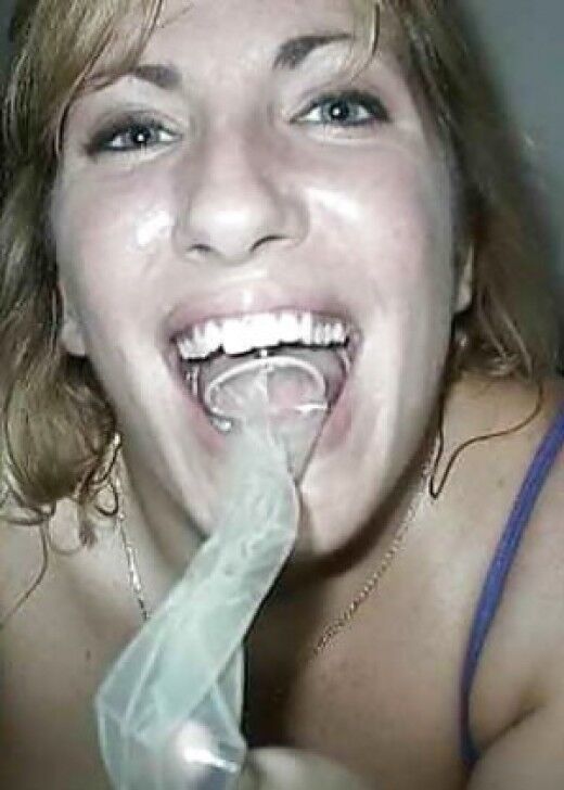 Free porn pics of Drinking cum from used condoms 17 of 29 pics