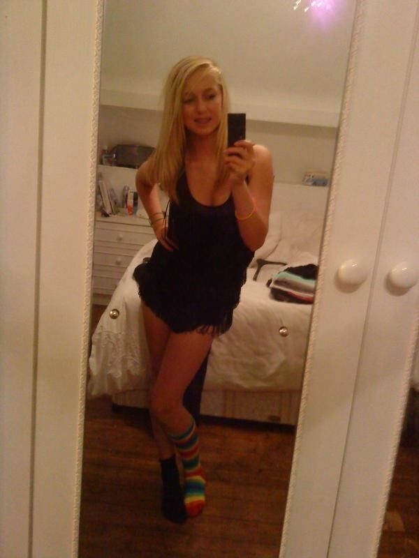 Free porn pics of British Chav Teen Goddess Slags in Long Socks for Comment 18 of 22 pics