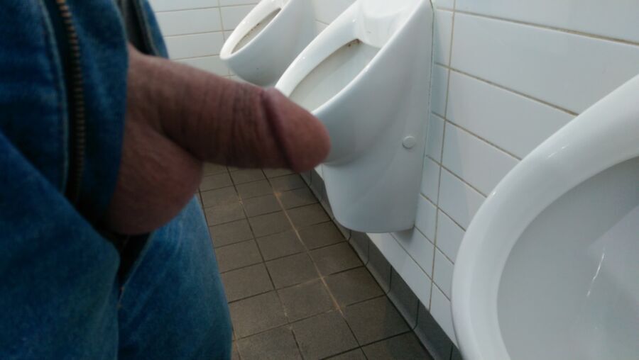 Free porn pics of Public toilet exposure and free flowing precum looking at Imagef 17 of 22 pics