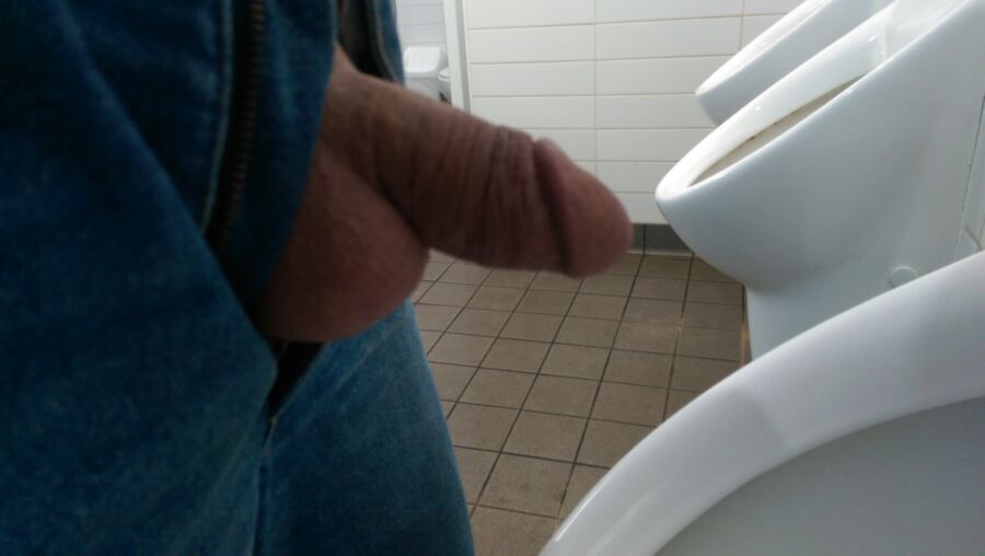 Free porn pics of Public toilet exposure and free flowing precum looking at Imagef 16 of 22 pics