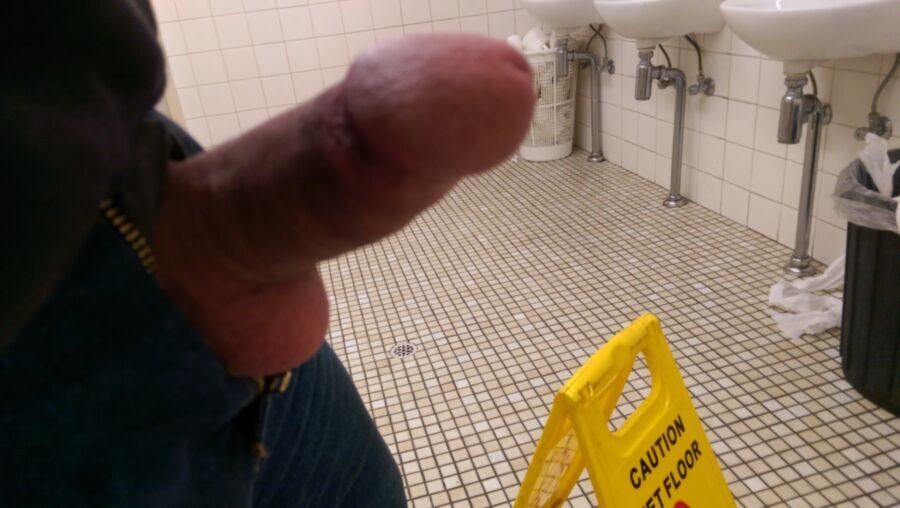 Free porn pics of Public toilet exposure and free flowing precum looking at Imagef 9 of 22 pics