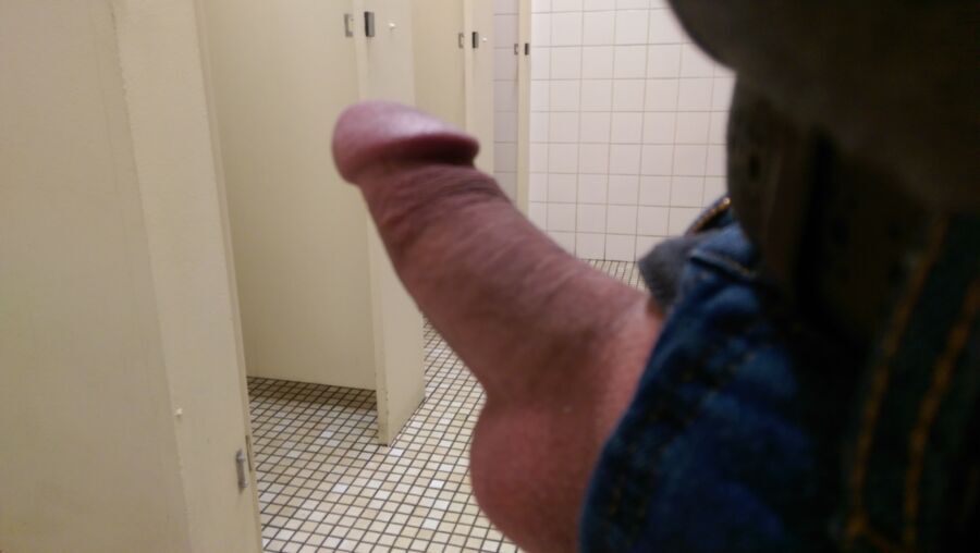 Free porn pics of Public toilet exposure and free flowing precum looking at Imagef 14 of 22 pics