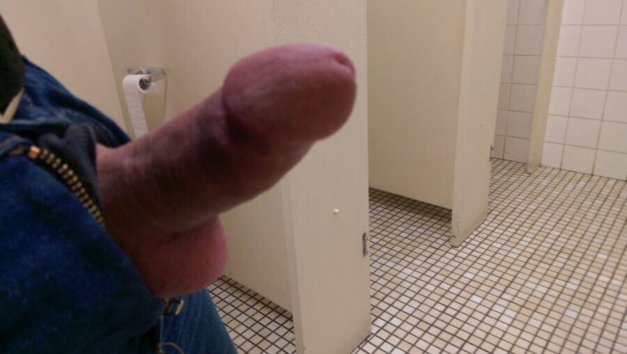 Free porn pics of Public toilet exposure and free flowing precum looking at Imagef 10 of 22 pics