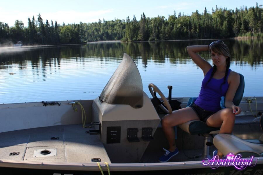 Free porn pics of andiland - relaxing on a boat 9 of 77 pics