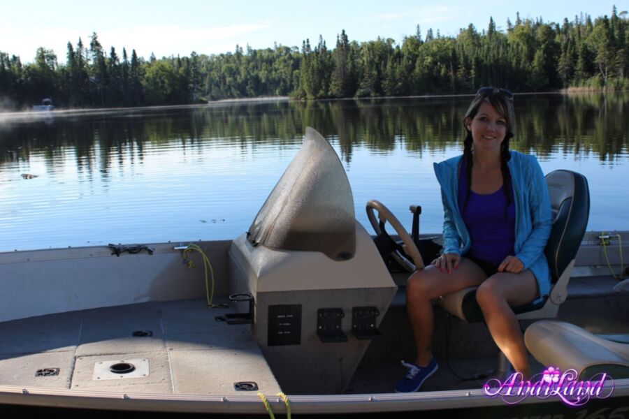 Free porn pics of andiland - relaxing on a boat 7 of 77 pics