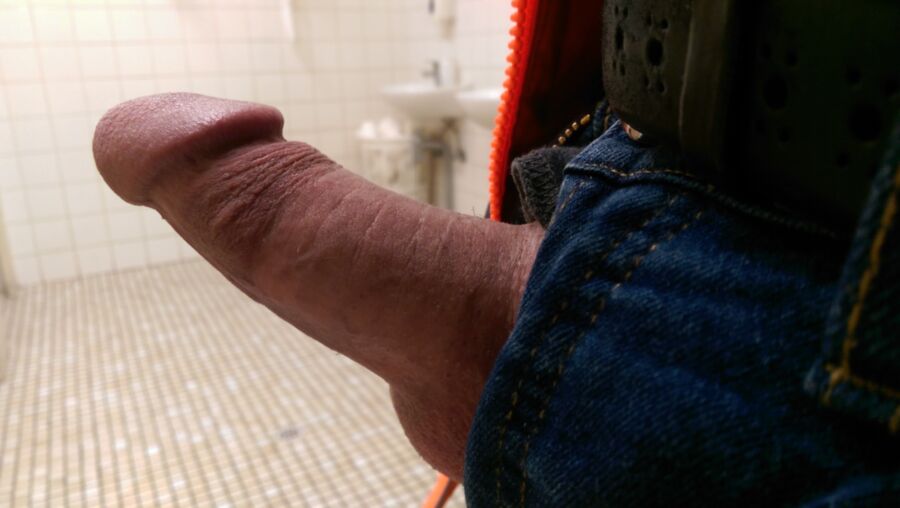 Free porn pics of Public toilet exposure and free flowing precum looking at Imagef 12 of 22 pics