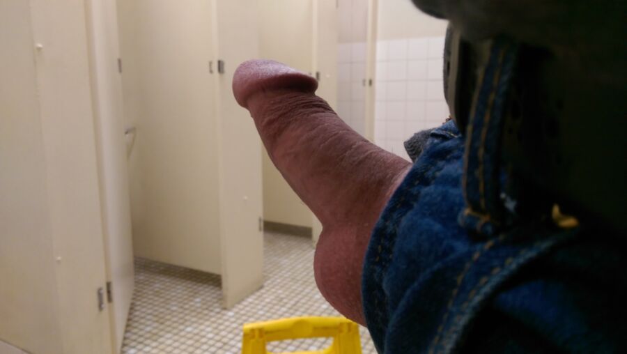 Free porn pics of Public toilet exposure and free flowing precum looking at Imagef 15 of 22 pics