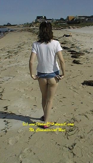 Free porn pics of Wife Lisa at the Beach 5 of 15 pics